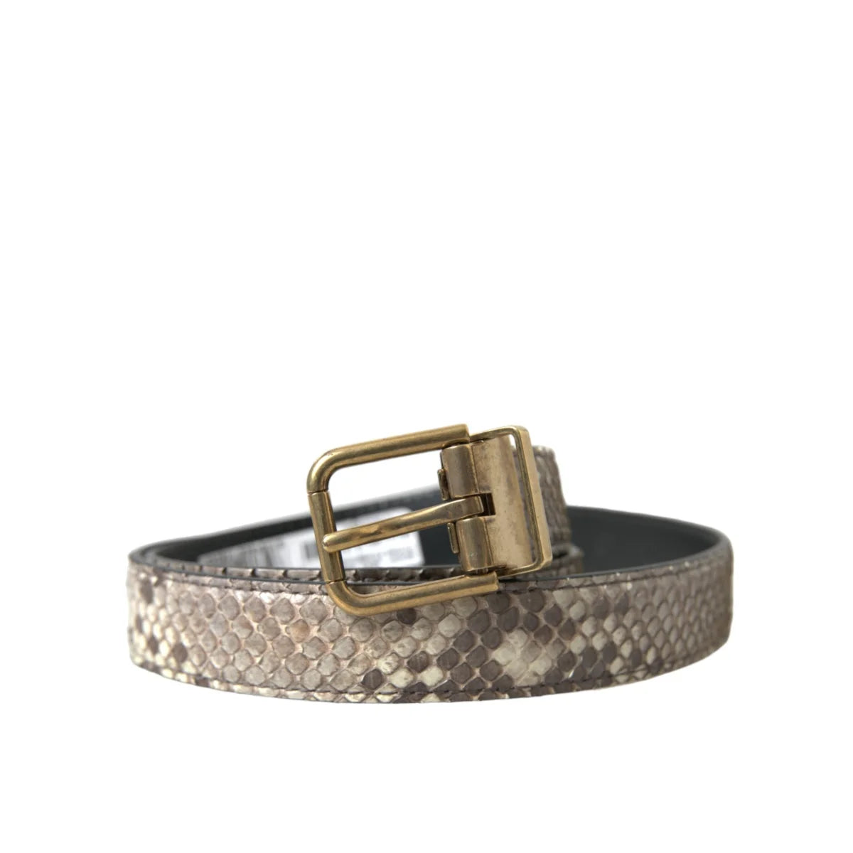Unleash Italian Style With Dolce Gabbana Metal Buckle Leather Belt &
