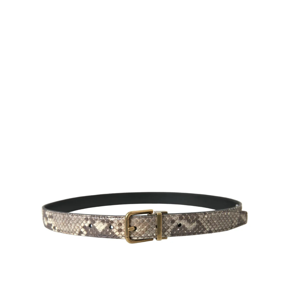 Unleash Italian Style With Dolce Gabbana Metal Buckle Leather Belt &