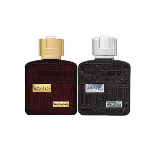 Ramz Silver Bundle Floral Lavender and Bergamot Heart Luxury Fragrances PerfumeBox.com