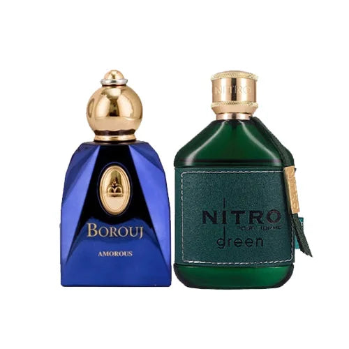 Dumont Borouj Amorous and Nitro Green Eau De Parfum Bundle PerfumeBox.com