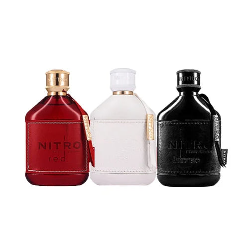 Dumont Nitro Red and Intense Bundle with Bold Fragrance Notes Men’s Cologne