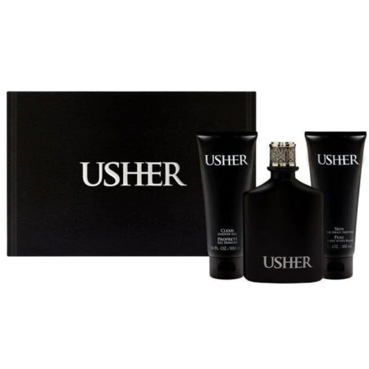 Sensational Usher 2 Piece Gift Set Eau De Toilette and Aftershave Soother Men’s Sets