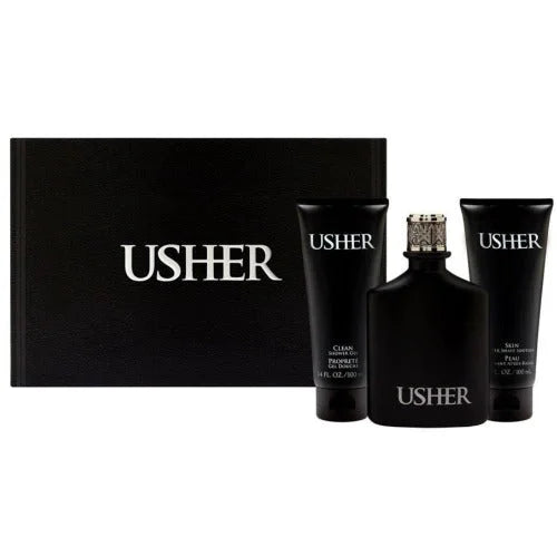 Usher Gift Set for Men Eau De Toilette and Aftershave Cologne Duo Men’s Sets