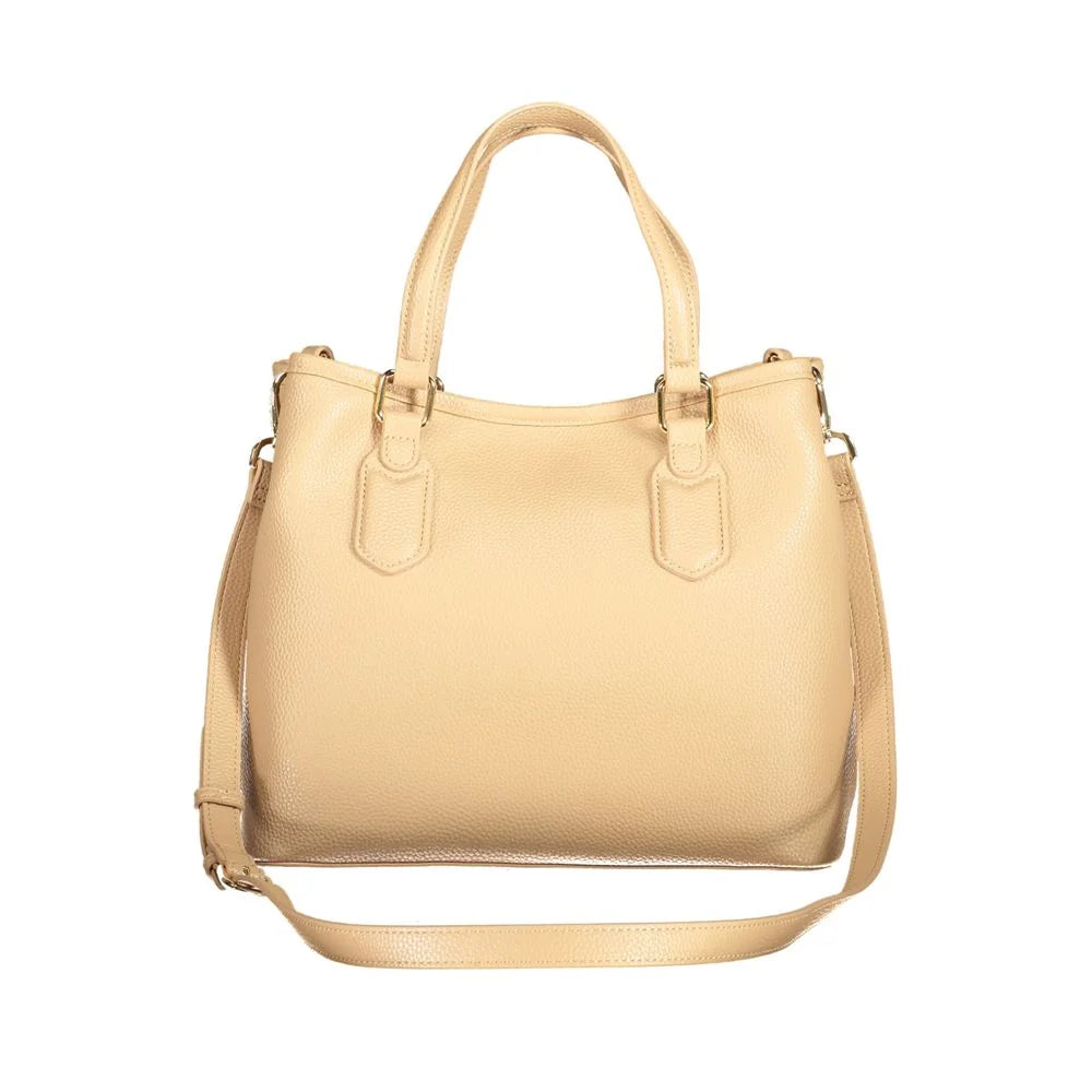 Valentino Bags Elegant Beige Handbag for Bold Sophisticated Clothing Style Mario
