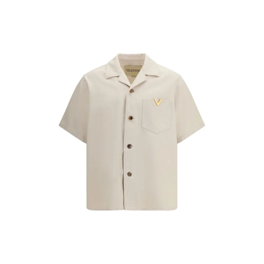 Valentino Beige Denim Shirt