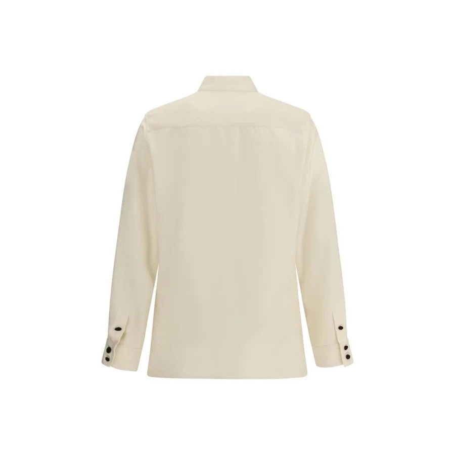 Valentino Beige Silk Shirt