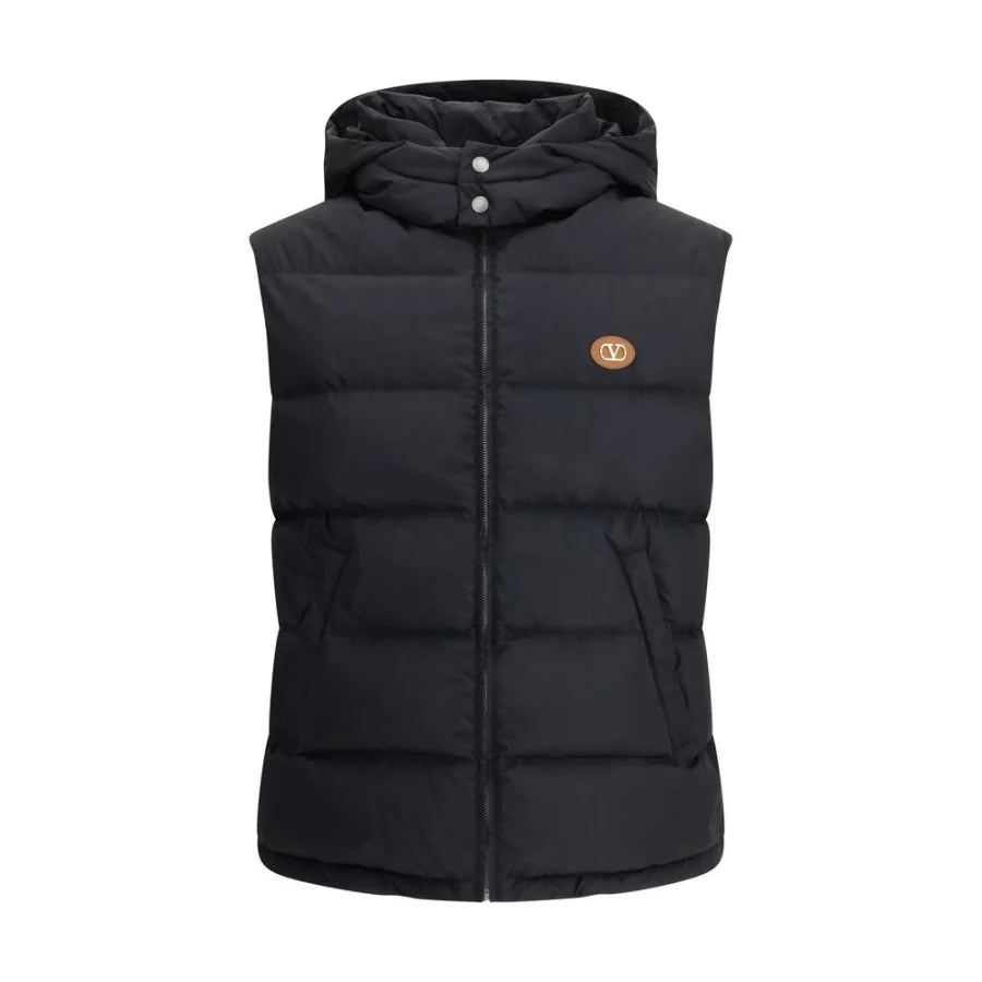 Valentino Black Goose Down Sleveless Jacket