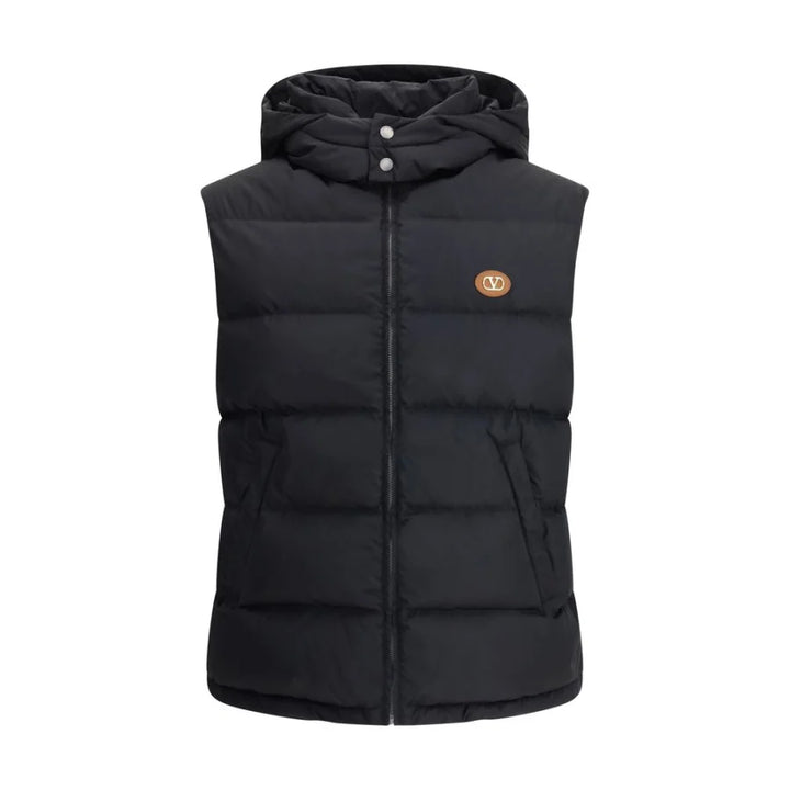 Valentino Black Goose Down Sleveless Jacket
