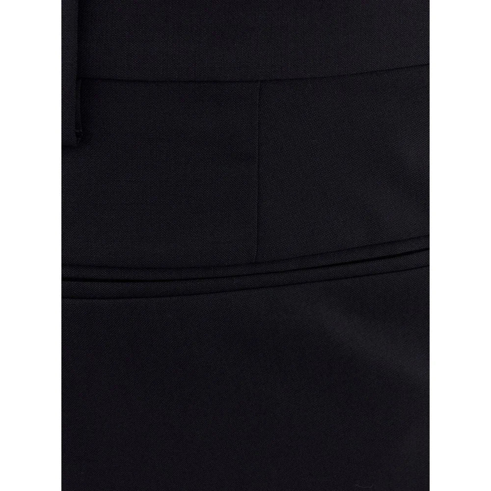 Valentino Black Wool Dress Pants