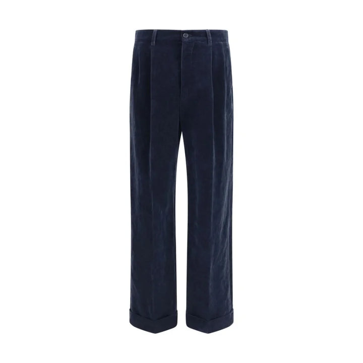 Valentino Blue Cotton Pants