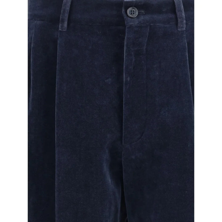 Valentino Blue Cotton Pants