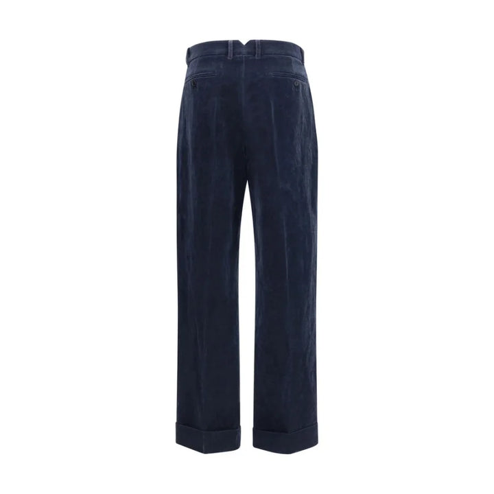 Valentino Blue Cotton Pants