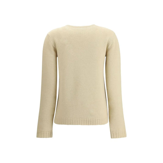 Valentino Cream Fleece Wool Sweatshirt