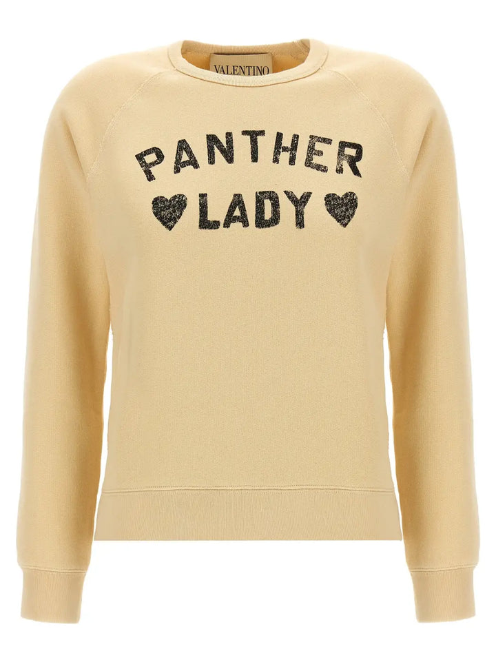 Valentino Garavani Beige Cotton Sweatshirt