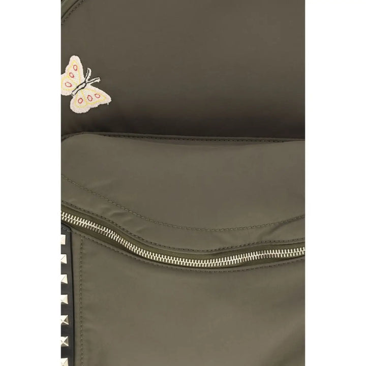 Valentino Garavani Bicolor Fabric Backpack