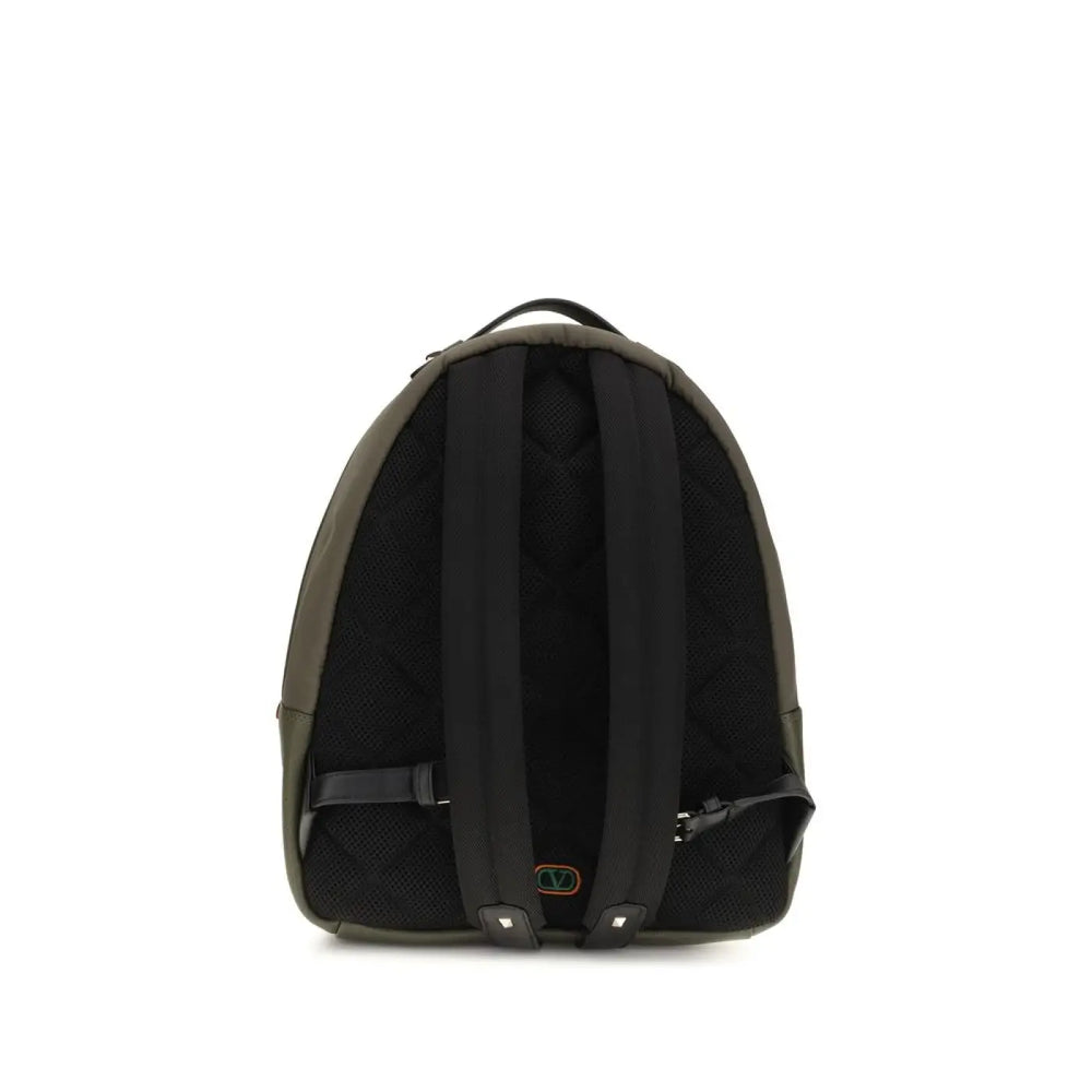 Valentino Garavani Bicolor Fabric Backpack
