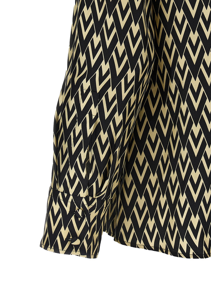 Valentino Garavani - Women’s Bicolor Silk Blouse