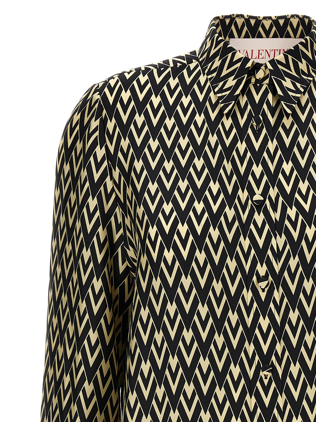 Valentino Garavani - Women’s Bicolor Silk Blouse