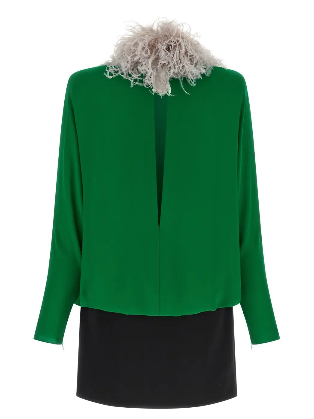 Valentino Garavani Bicolor Silk Short Dress
