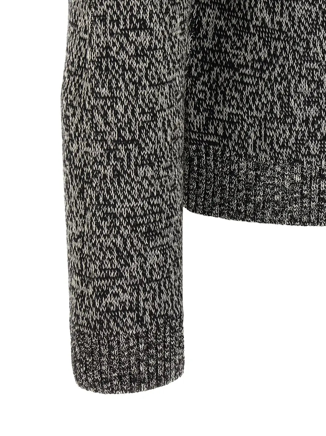 Valentino Garavani Bicolor Virgin Wool Cardigan