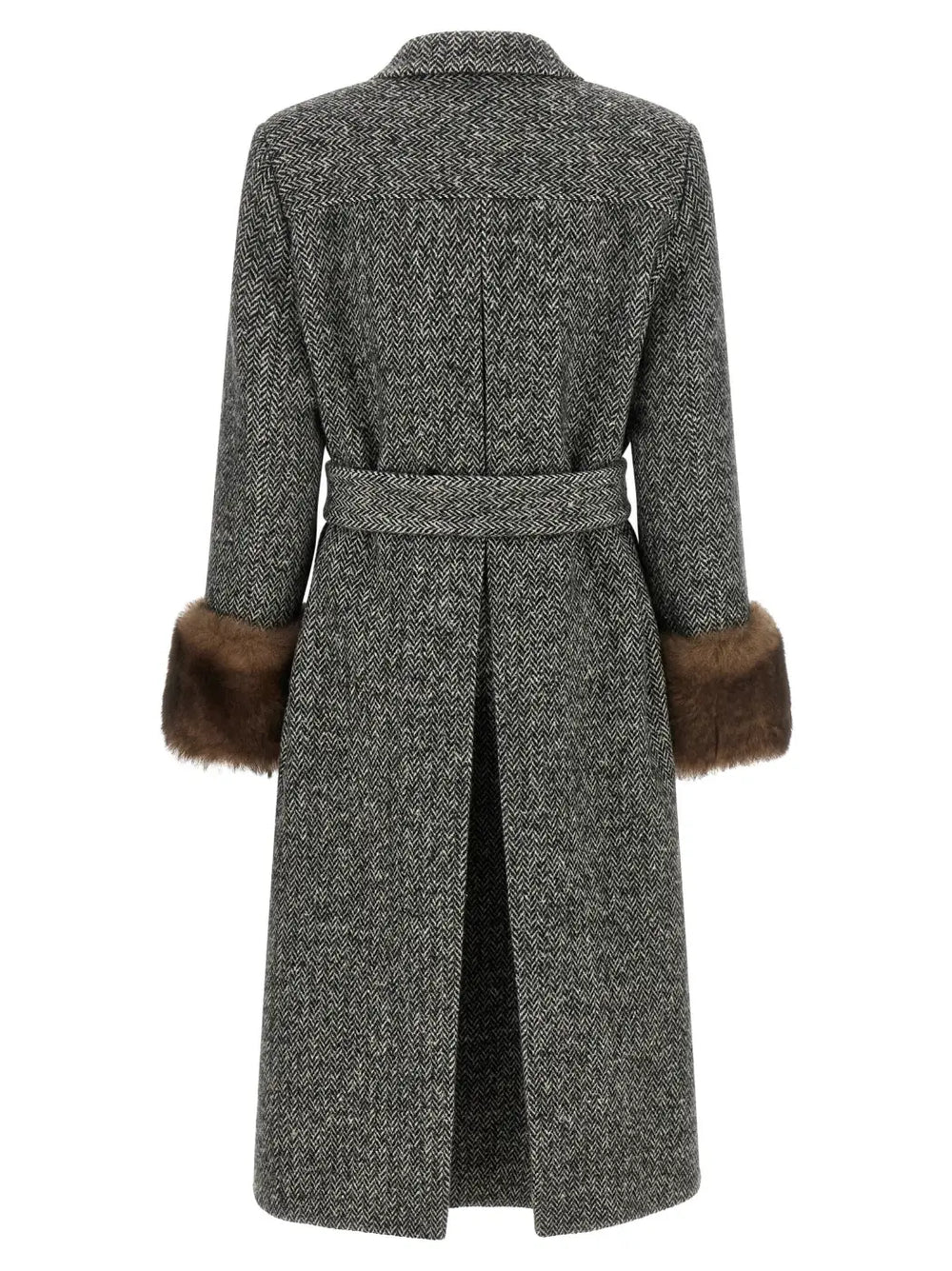 Valentino Garavani Bicolor Virgin Wool Coat