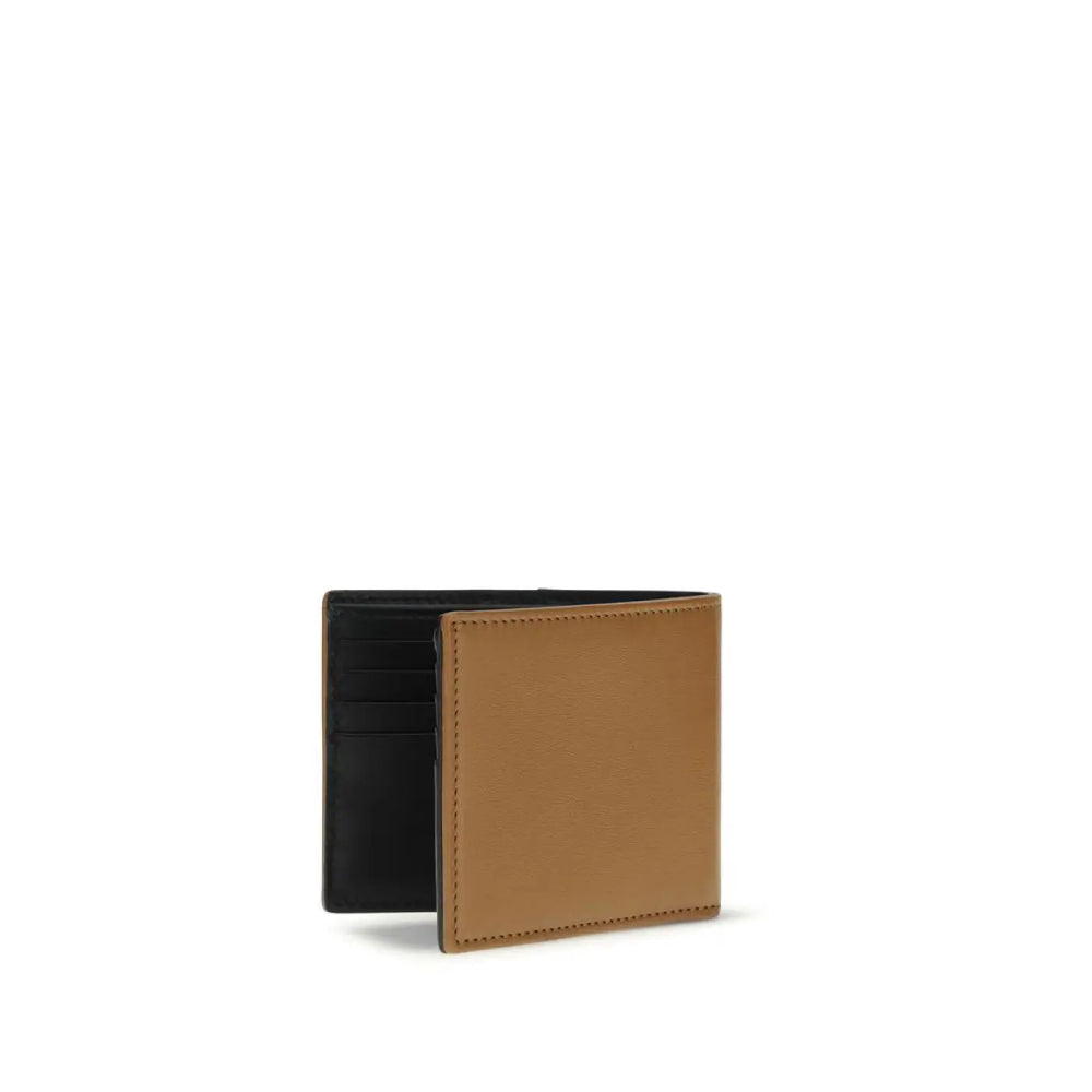 Valentino Garavani Black Calf Leather Bos Taurus Wallet