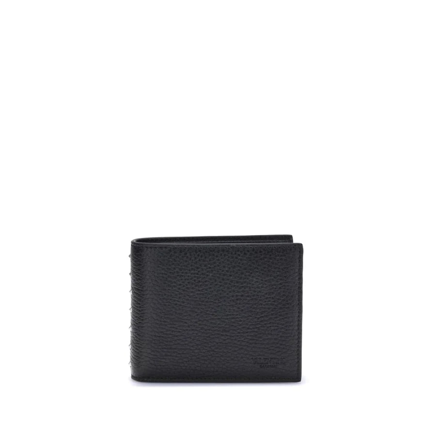 Valentino Garavani Black Calf Leather Bos Taurus Wallet