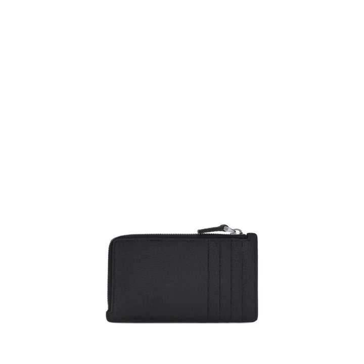 Valentino Garavani Black Calf Leather Bos Taurus Wallet
