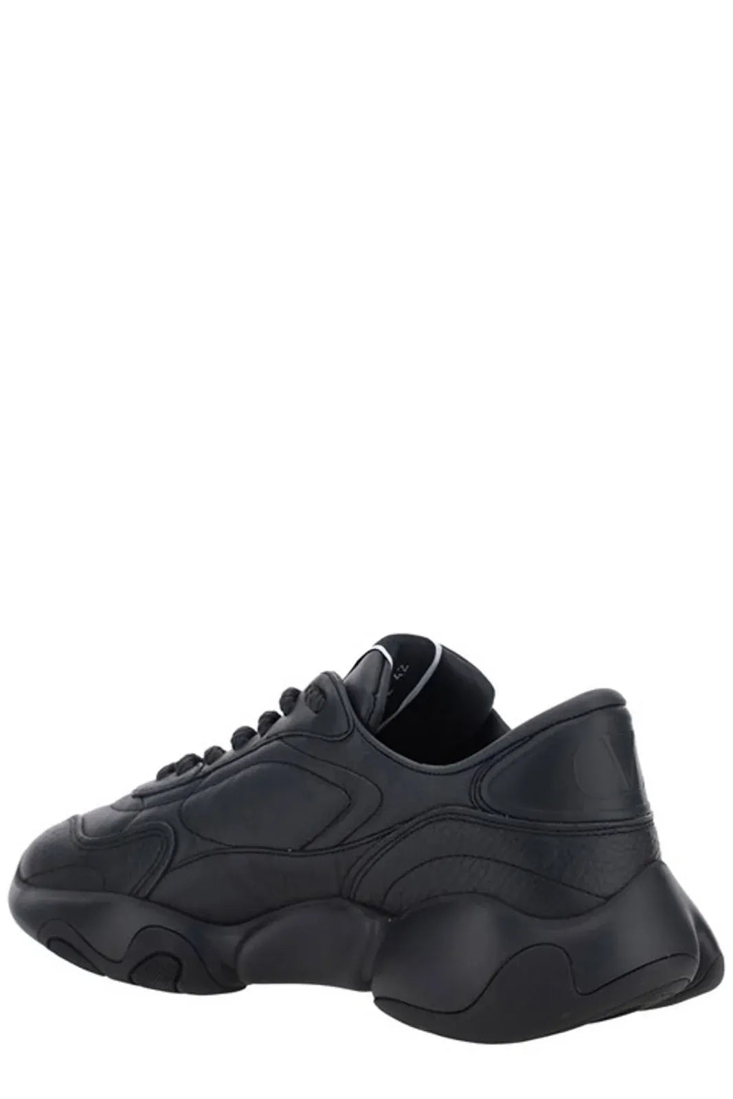 Valentino Garavani Black Calf Leather Sneakers