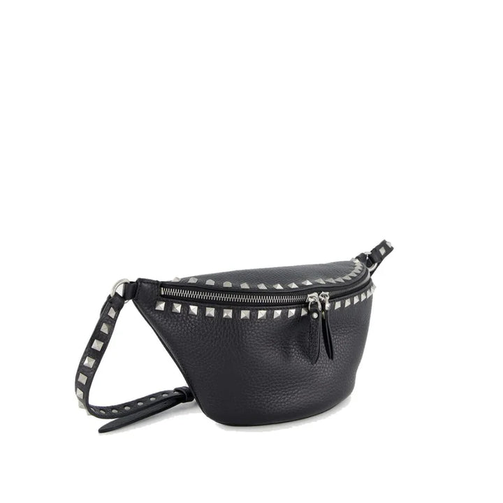 Valentino Garavani Black Calfskin Belt Bag