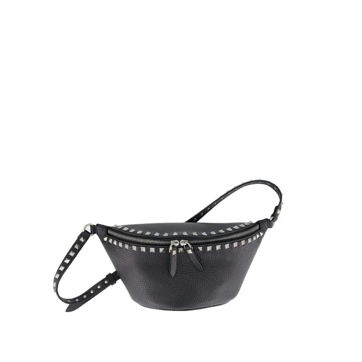 Valentino Garavani Black Calfskin Belt Bag