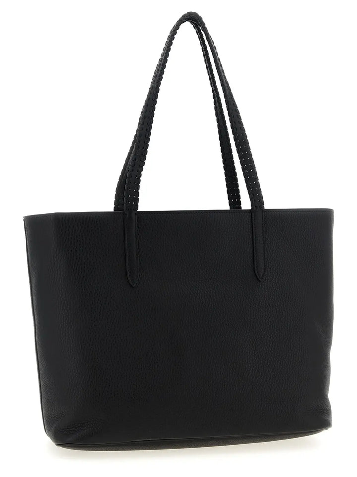 Valentino Garavani Black Calfskin Tote Bag