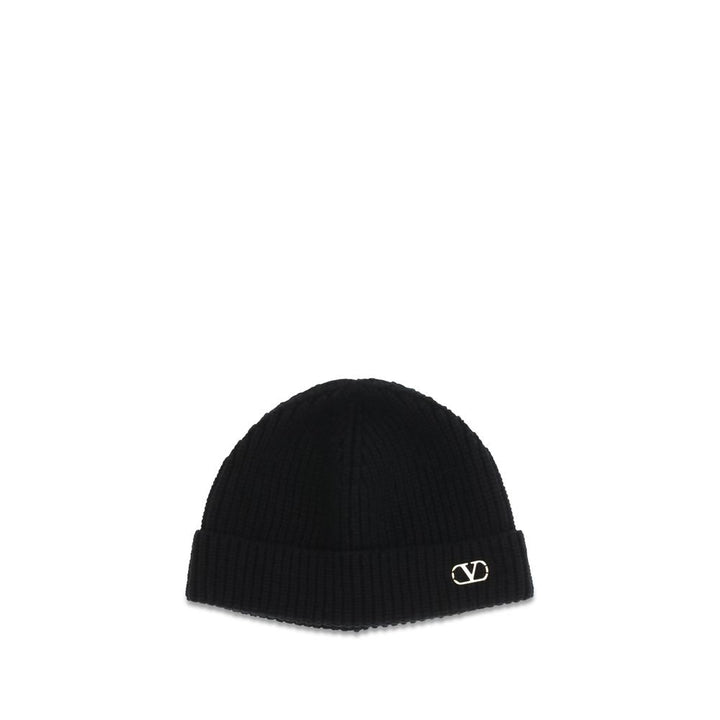 Valentino Garavani Black Cashmere Beanie