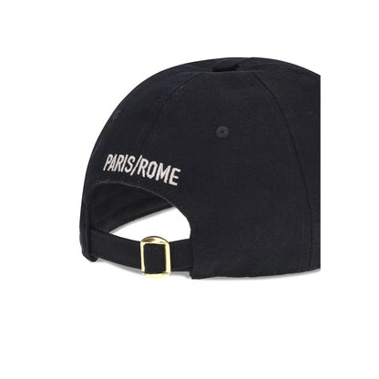 Valentino Garavani Black Cotton Cap (Baseball Hat)