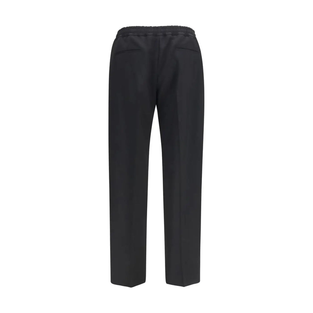 Valentino Garavani Black Cotton Chino Pants