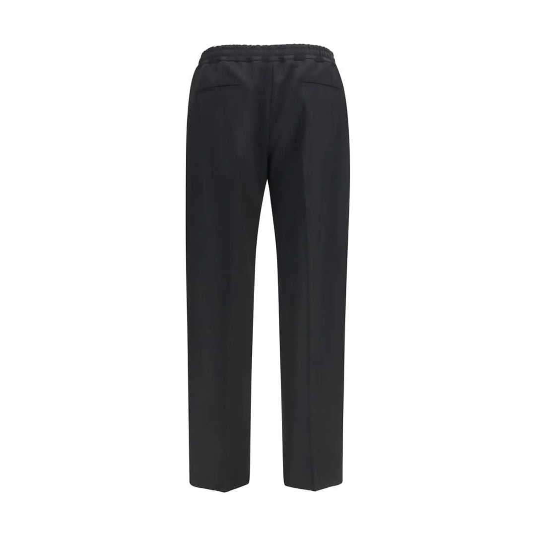 Valentino Garavani Black Cotton Chino Pants