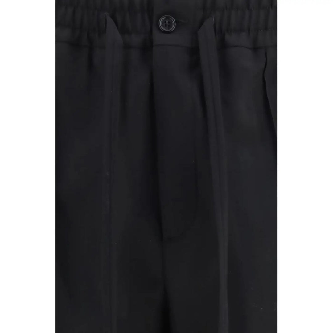 Valentino Garavani Black Cotton Chino Pants