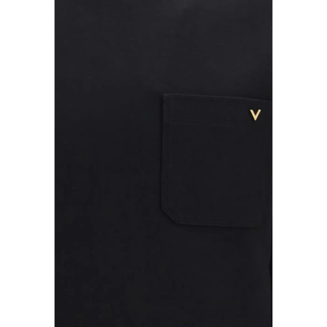 Valentino Garavani Black Cotton Sweatshirt