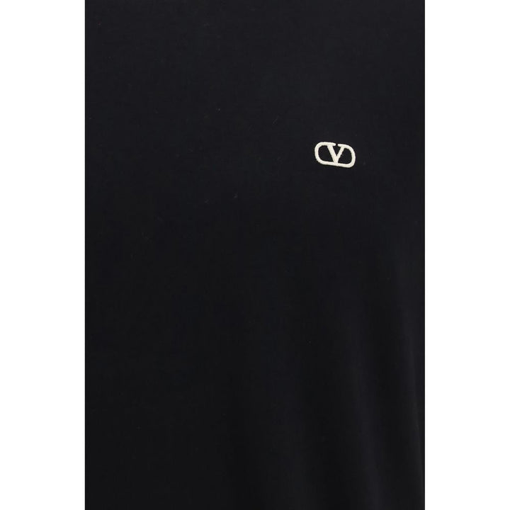 Valentino Garavani Black Cotton T-shirt
