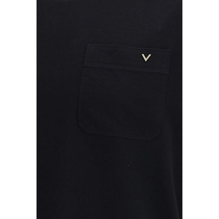 Valentino Garavani Black Cotton T-shirt