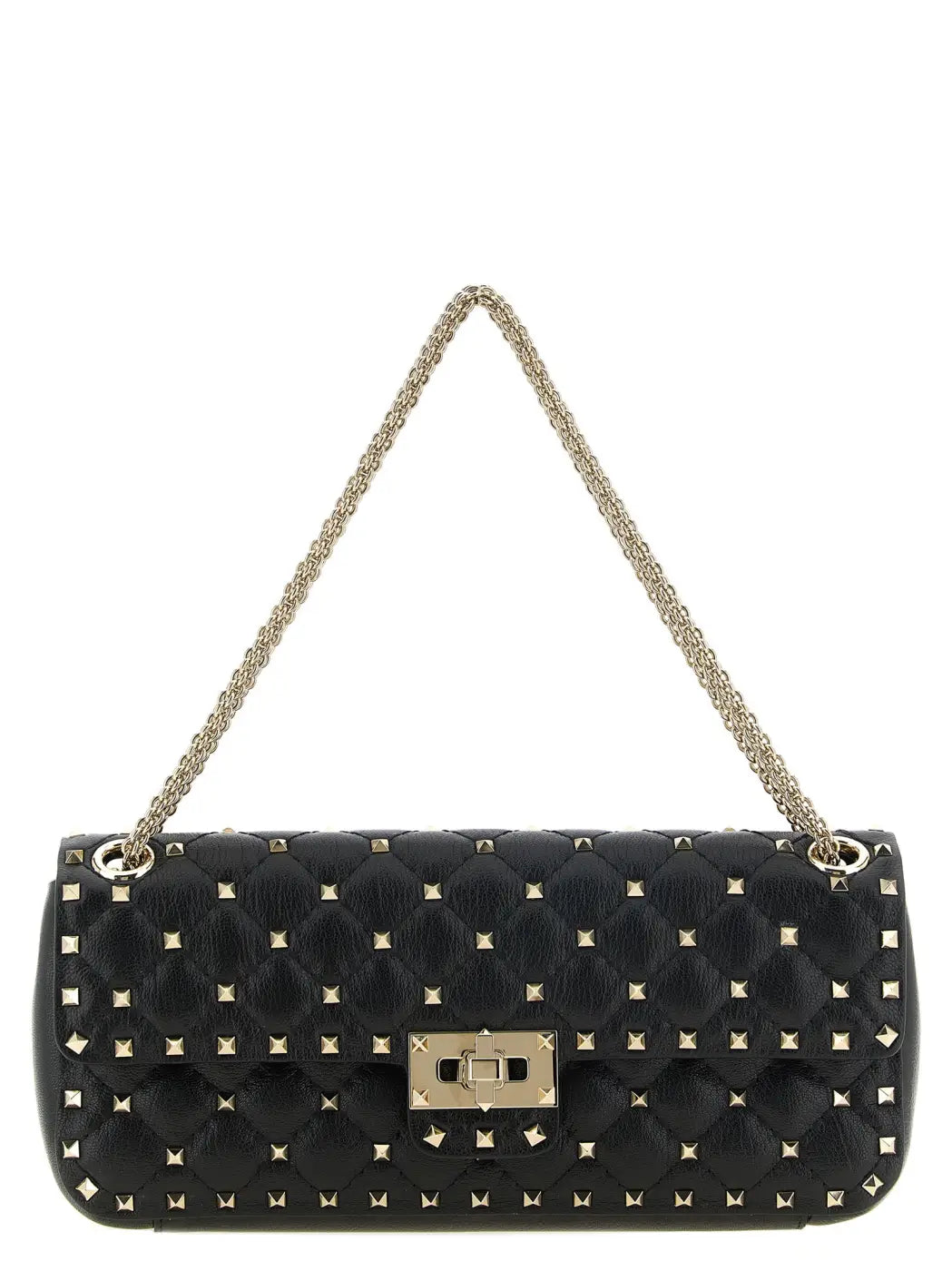 Valentino Garavani Black Goatskin Shoulder Bag