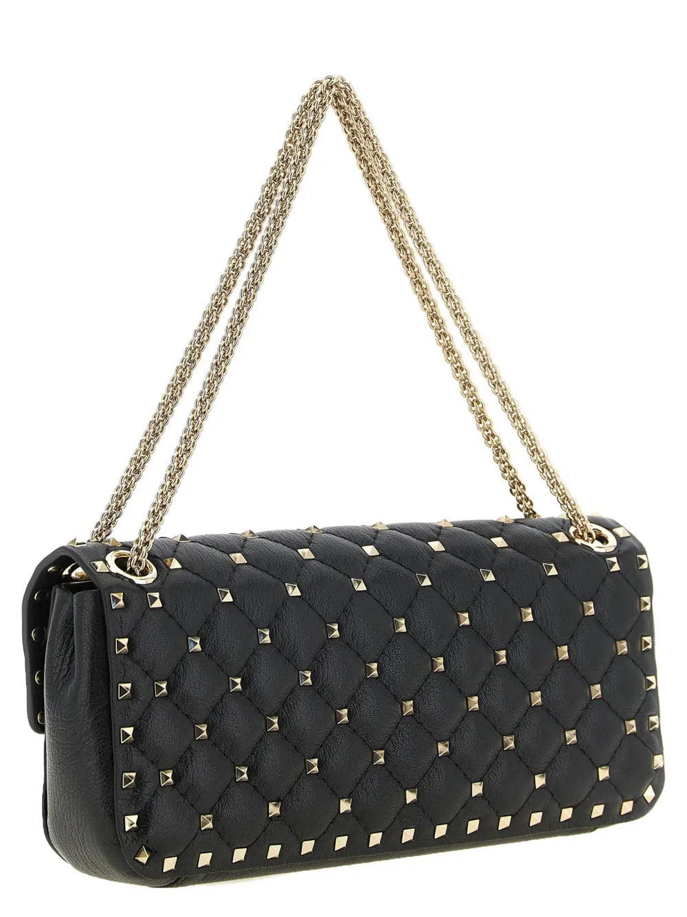 Valentino Garavani Black Goatskin Shoulder Bag