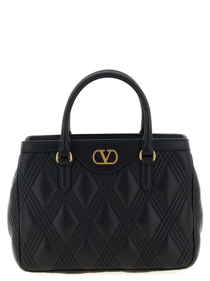 Valentino Garavani Black Lamb Leather Handbag