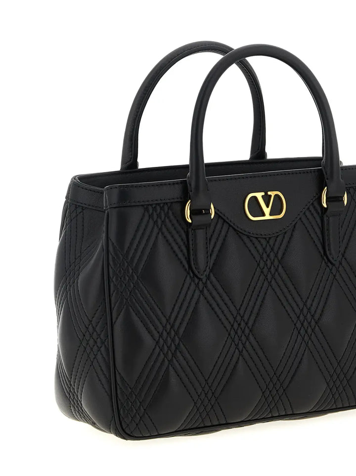 Valentino Garavani Black Lamb Leather Handbag