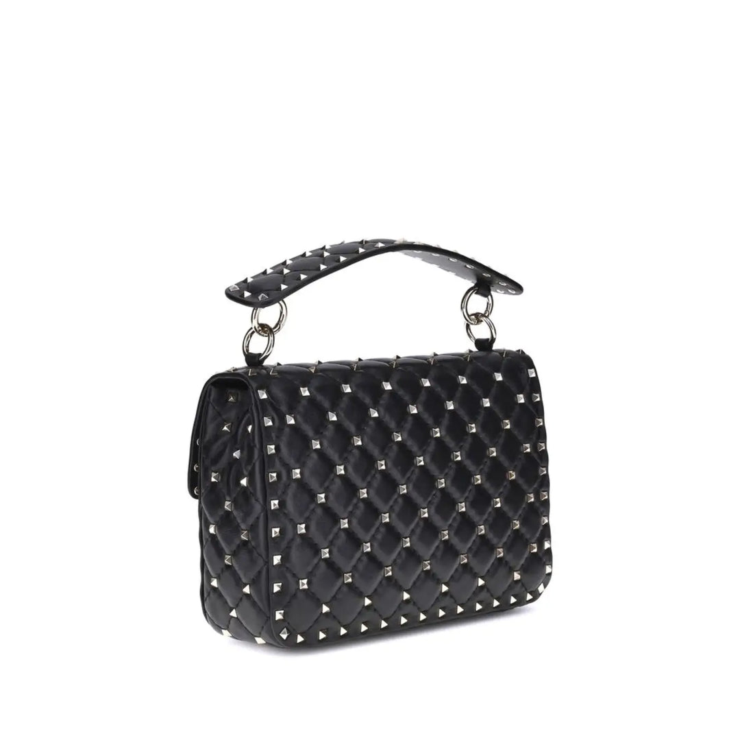 Valentino Garavani Black Lamb Ovis Aries Shoulder Bag
