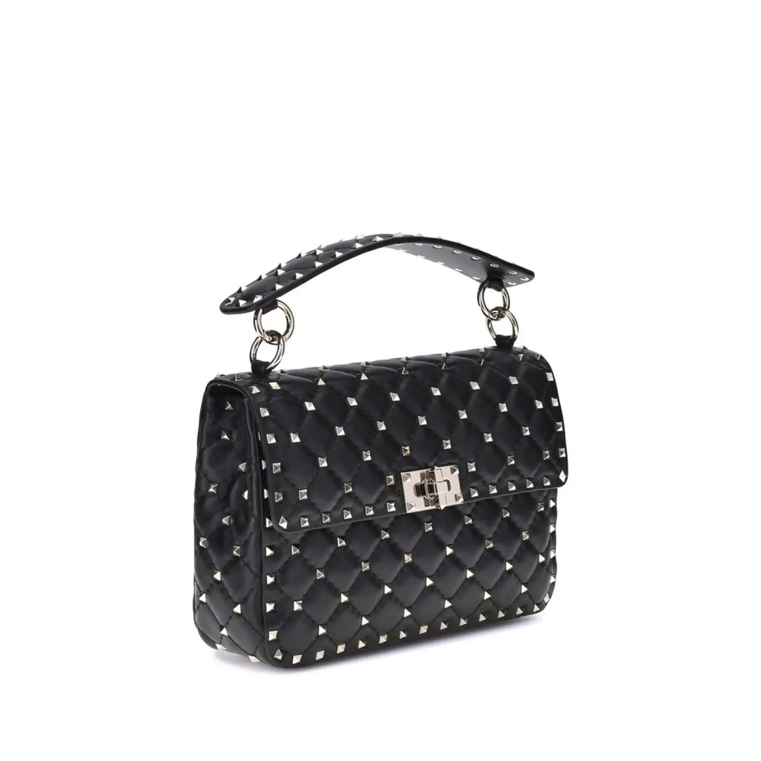 Valentino Garavani Black Lamb Ovis Aries Shoulder Bag