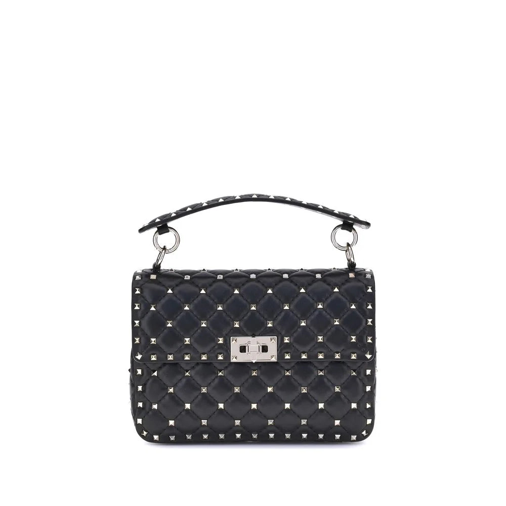 Valentino Garavani Black Lamb Ovis Aries Shoulder Bag
