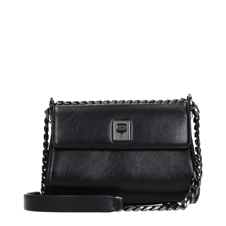 Valentino Garavani Black Leather Crossbody Bag