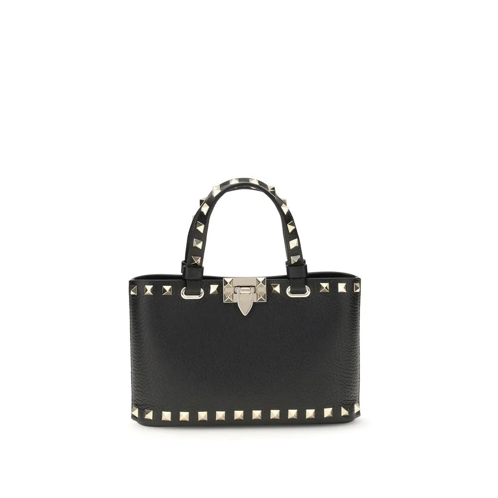 Valentino Garavani Black Leather Shoulder Bag