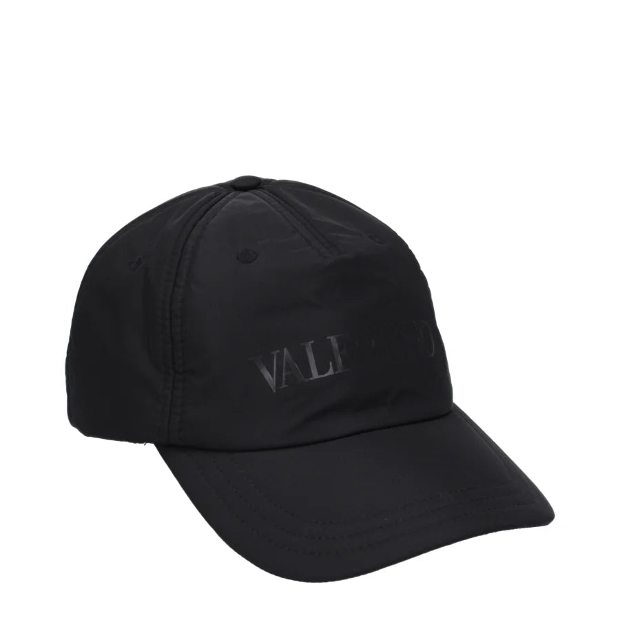 Valentino Garavani Black Polyamide Cap (Baseball Hat)